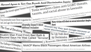 Diversity and Inclusion Infographic Image - Different news headlines around diversity and inclusion